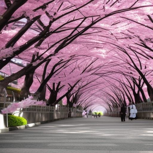 Cherry Blossoms in Japan: Anime Style