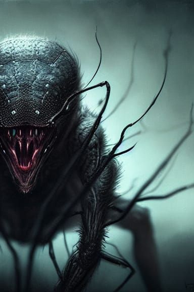 Sinister Spider-Man Hybrid in Hyper-Realistic Digital Art