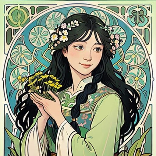 Garden of Vitality in Art Nouveau