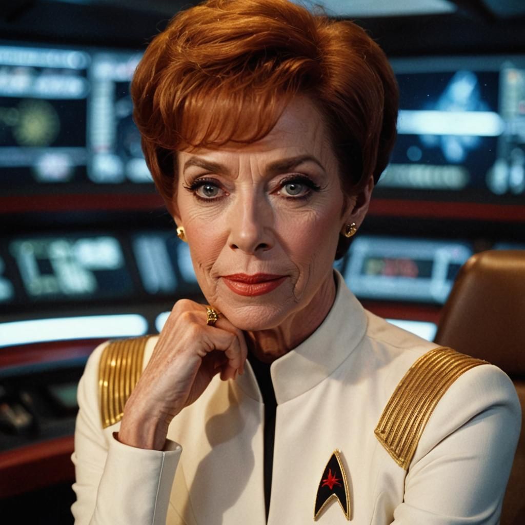 Carol Burnett as Starfleet Admiral: Cinematic Portrait