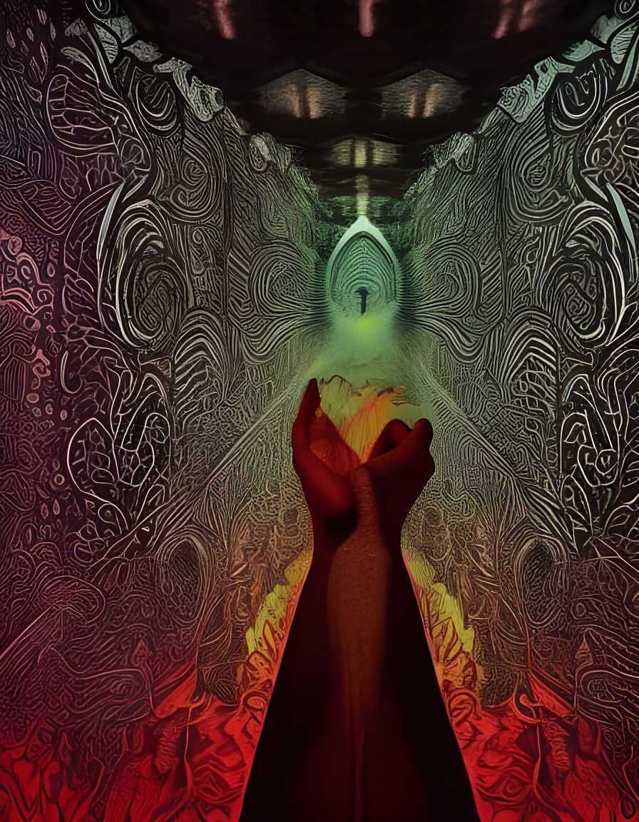 Exploding Demon with Cinematic Lighting Effects