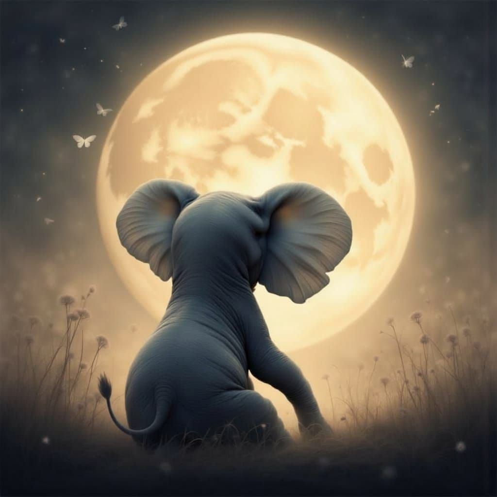 By the light of the moon