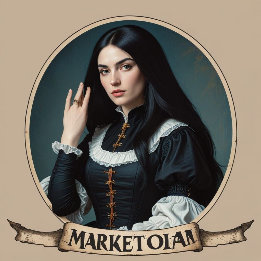 Surreal Portrait of Marietta Groan