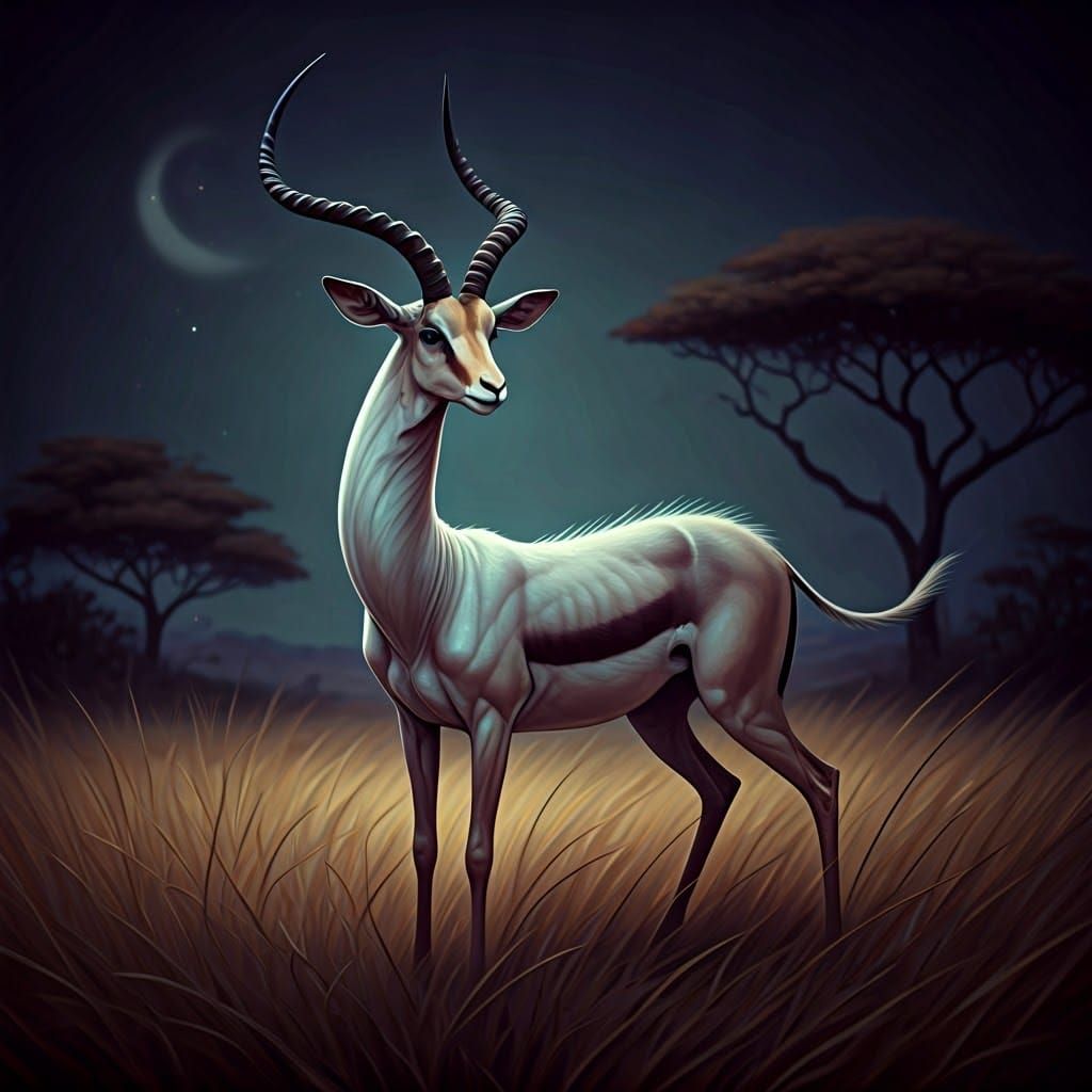 Mystical Vampire Impala in Surrealist Style