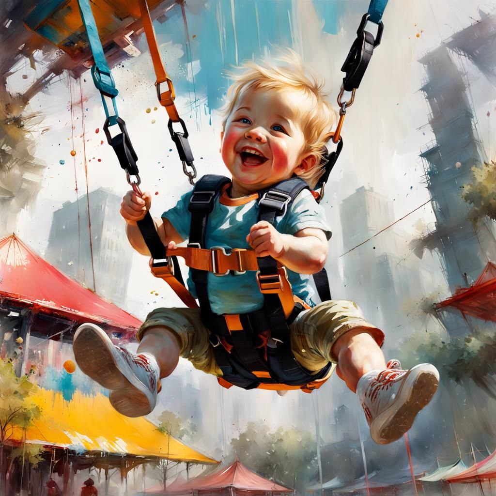 Upside Down Toddler Swings: Fine Art Playground