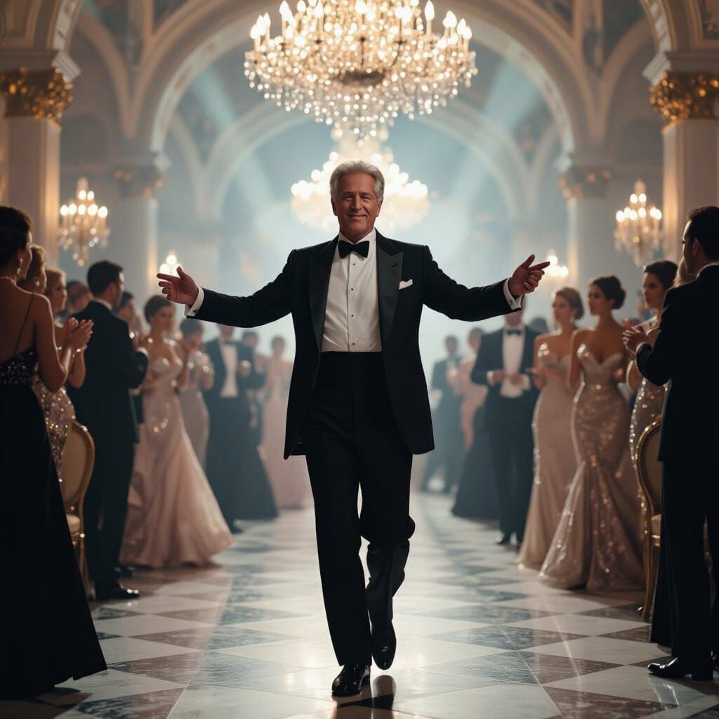 Heavenly Gathering: Cinematic Dance in Ultra-Realistic Detai...