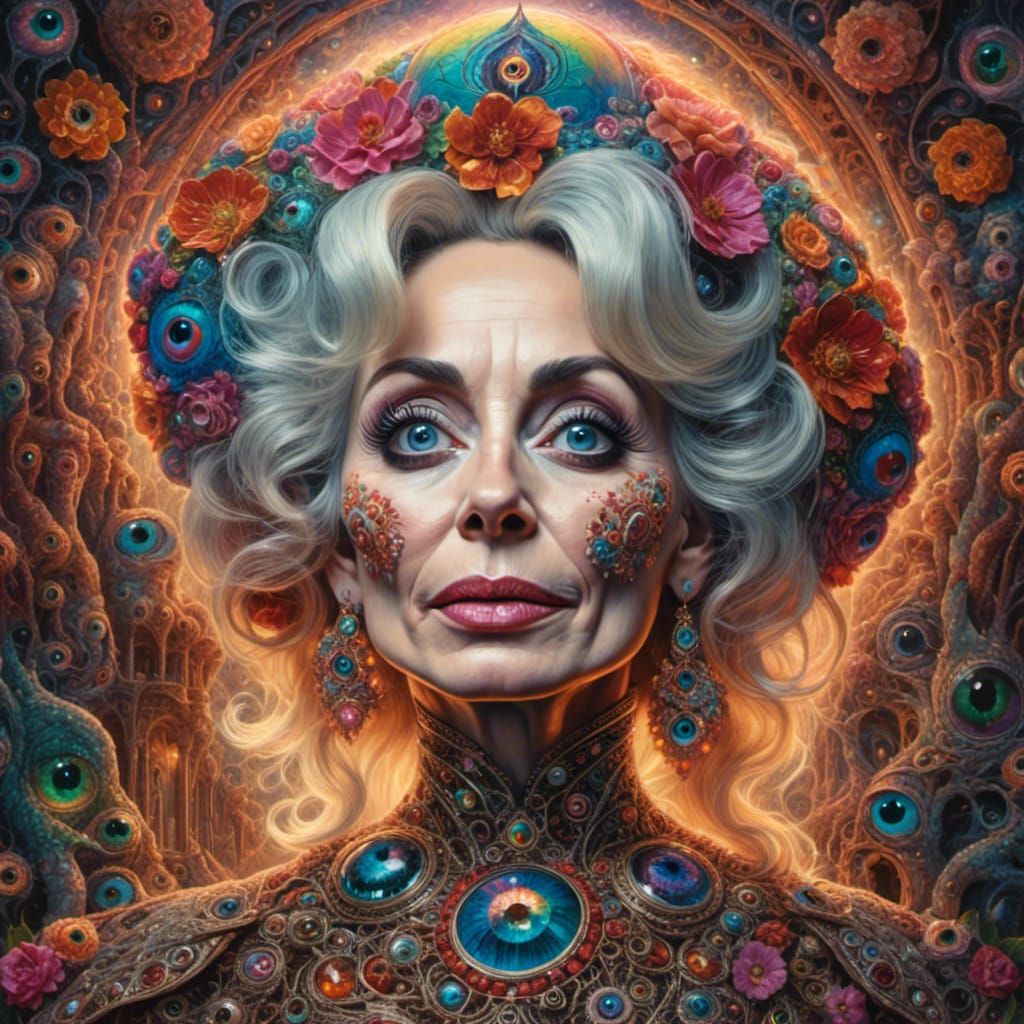 Striking Portrait of Dolly Parton