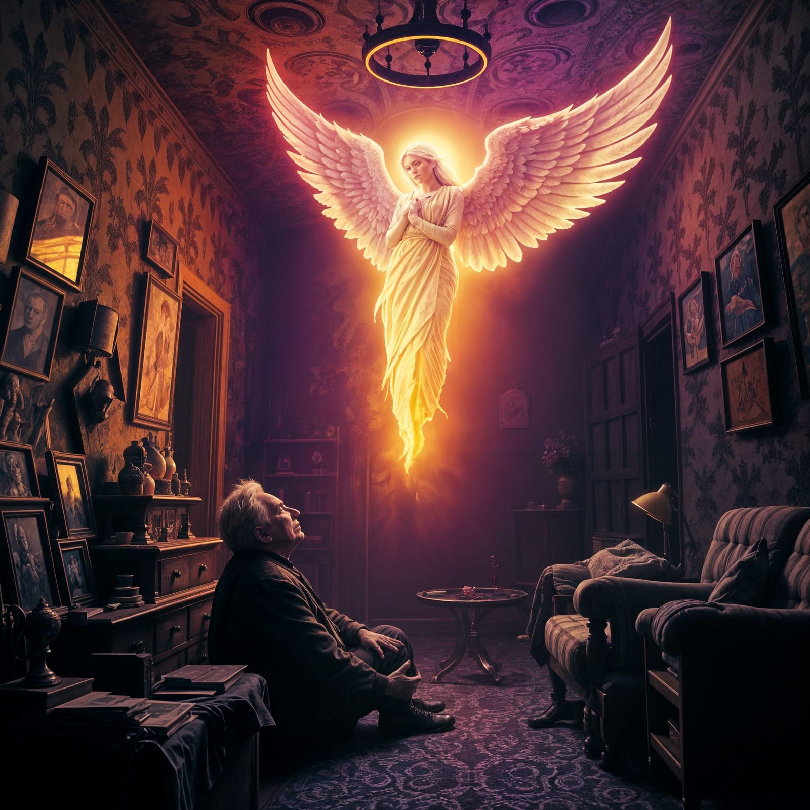 Dramatic Heavenly Encounter Illuminates Lonely Old Man's Roo...