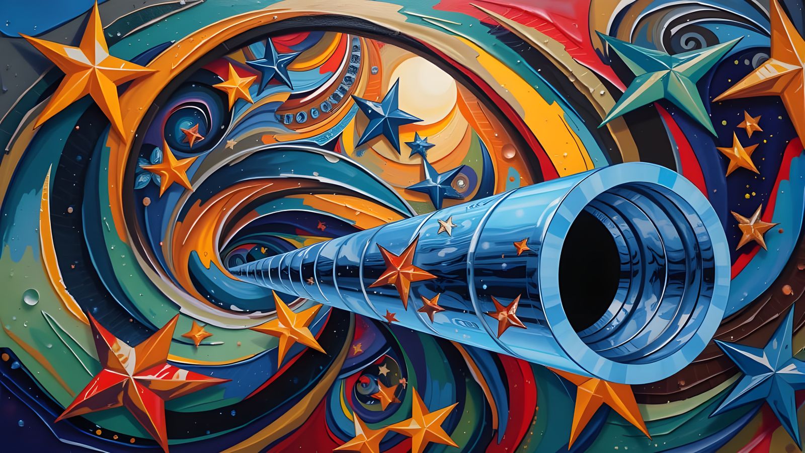 Vibrant Cosmic Dance in Metallic Glass