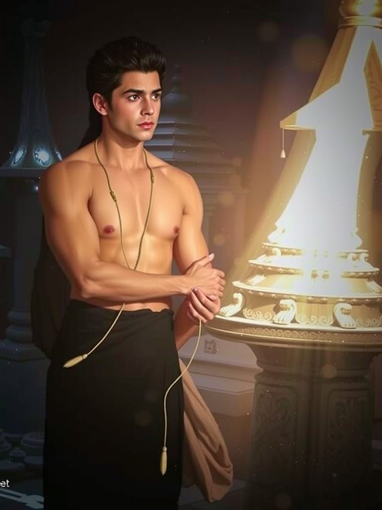 Greek Prince in Indian Splendor