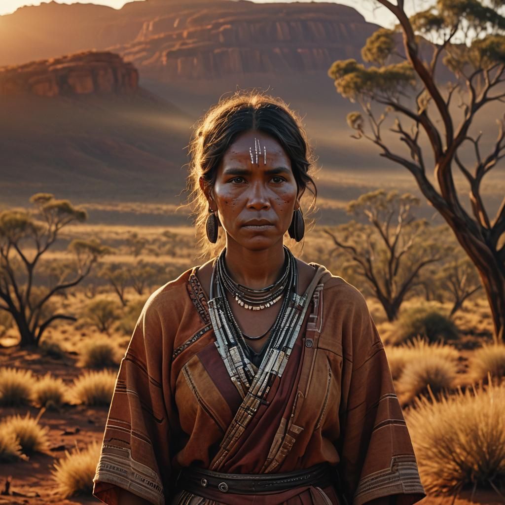aboriginal Australian woman