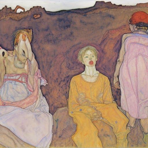 Eeyore's Daughter's Resurrection in Watercolor