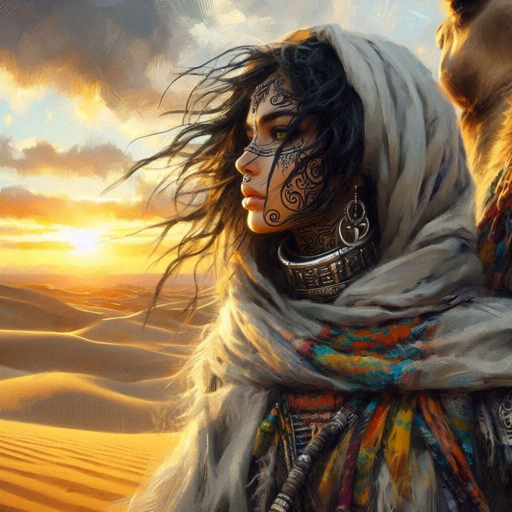 Aicha the Berber Woman: An AI Interpretation