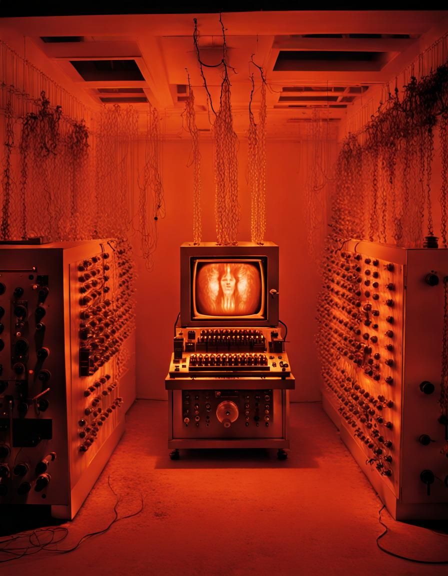 Surreal Television Signals in Hallucinatory Photo