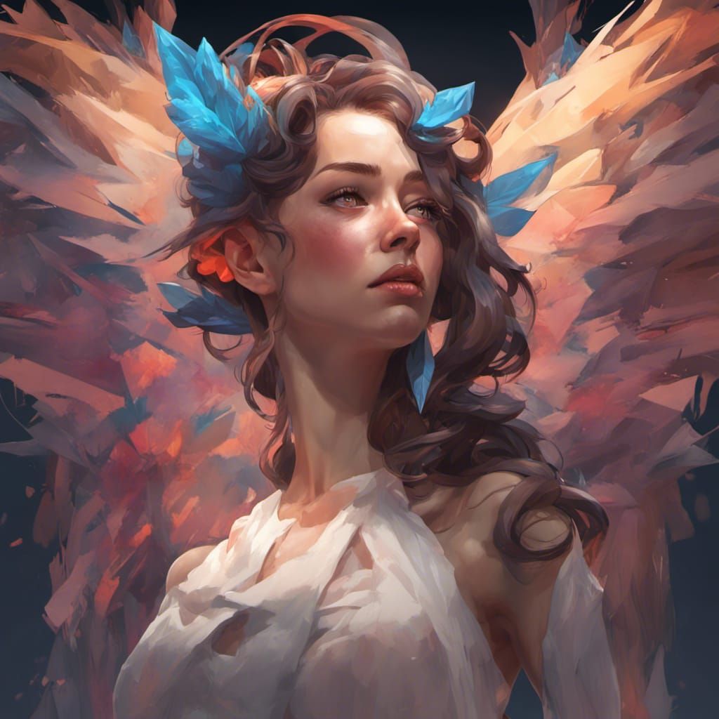 Detailed Profile Portrait with Dynamic Lighting