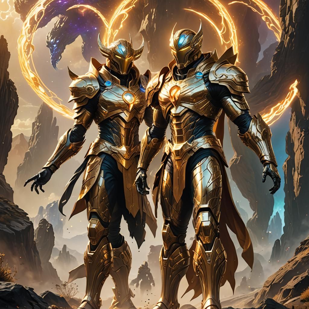 Powerful Demigod Saving Multiverse in Digital Art