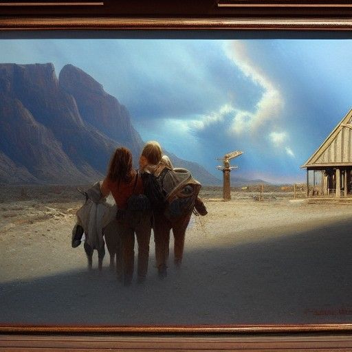 Surreal Memory Loss in Oil Painting Style