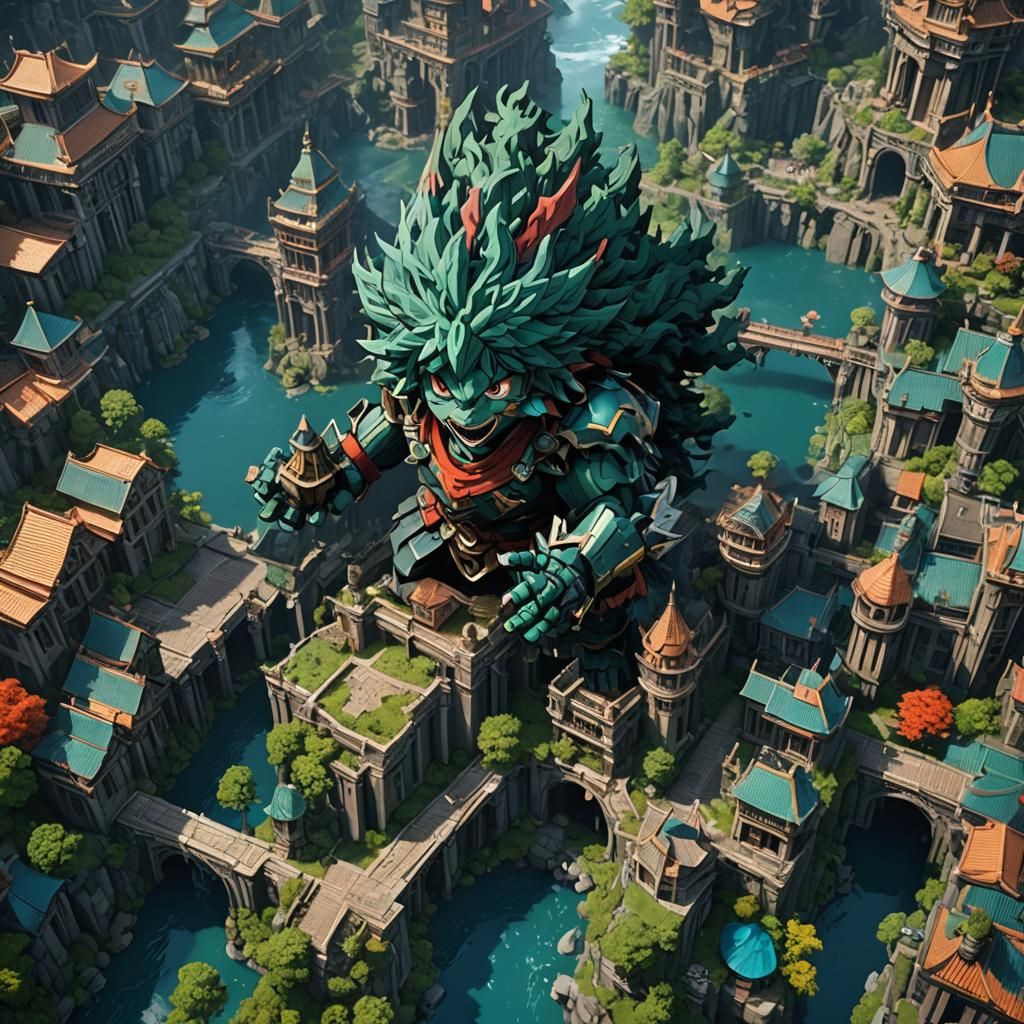 Detailed Matte Painting of a Fantasy Character