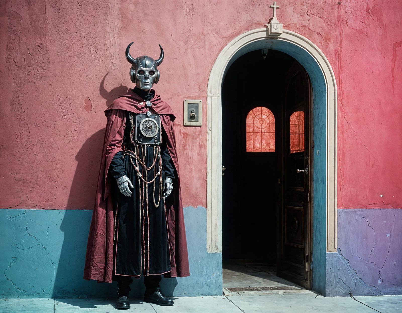 Eerie Liminal Metropolis in Analog Horror Style