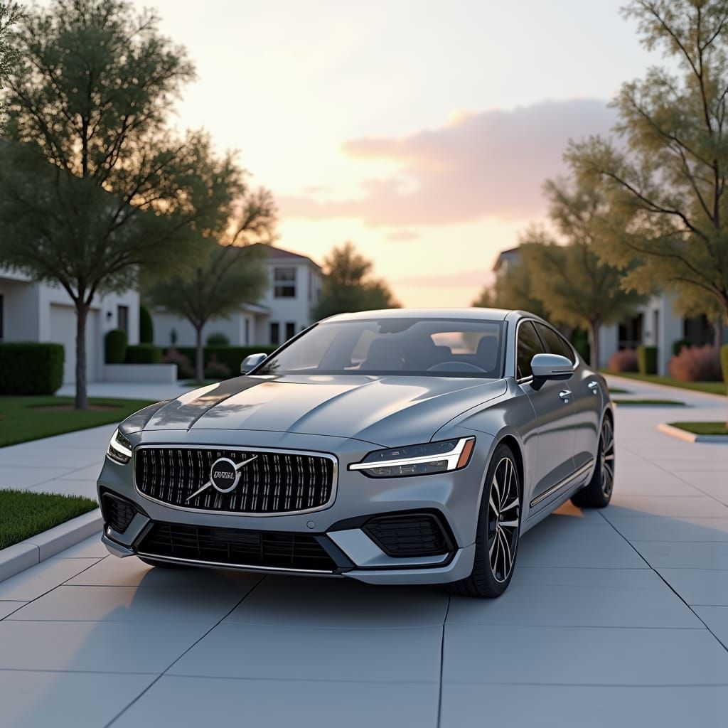 Car in Suburbia with Verified CARFAX Logo