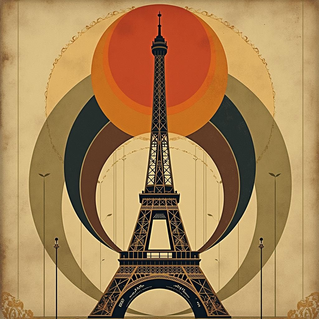 Art Deco Geometric Designs Evoke Vintage Paris