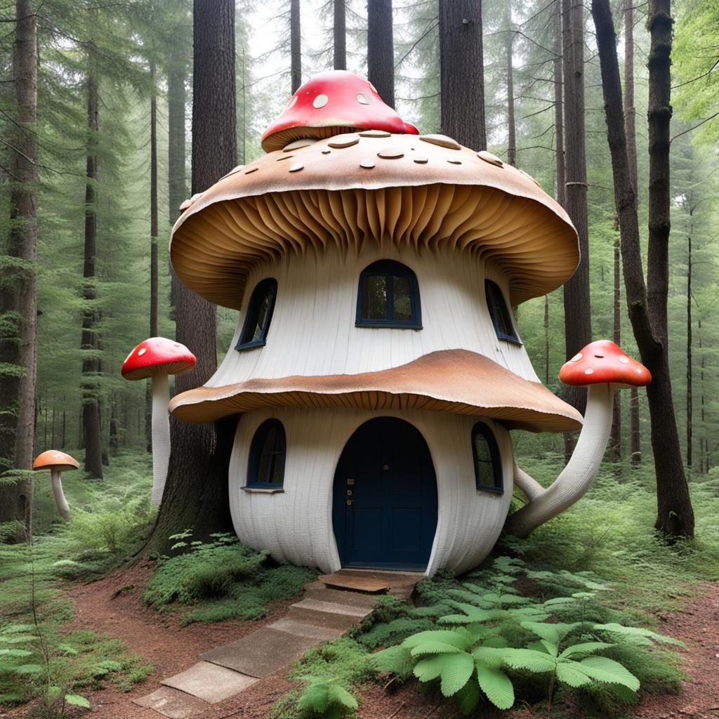 Mushroom Building: A Quirky Airbnb Concept