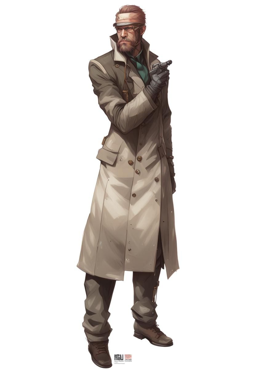 Reed Diamond as Decoy Octopus: Hyperdetailed Portrait