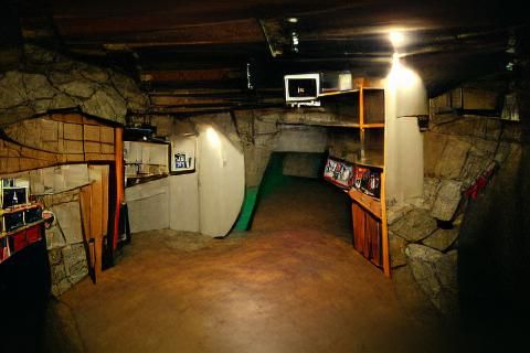 AI Interpretation of a Basement Interior