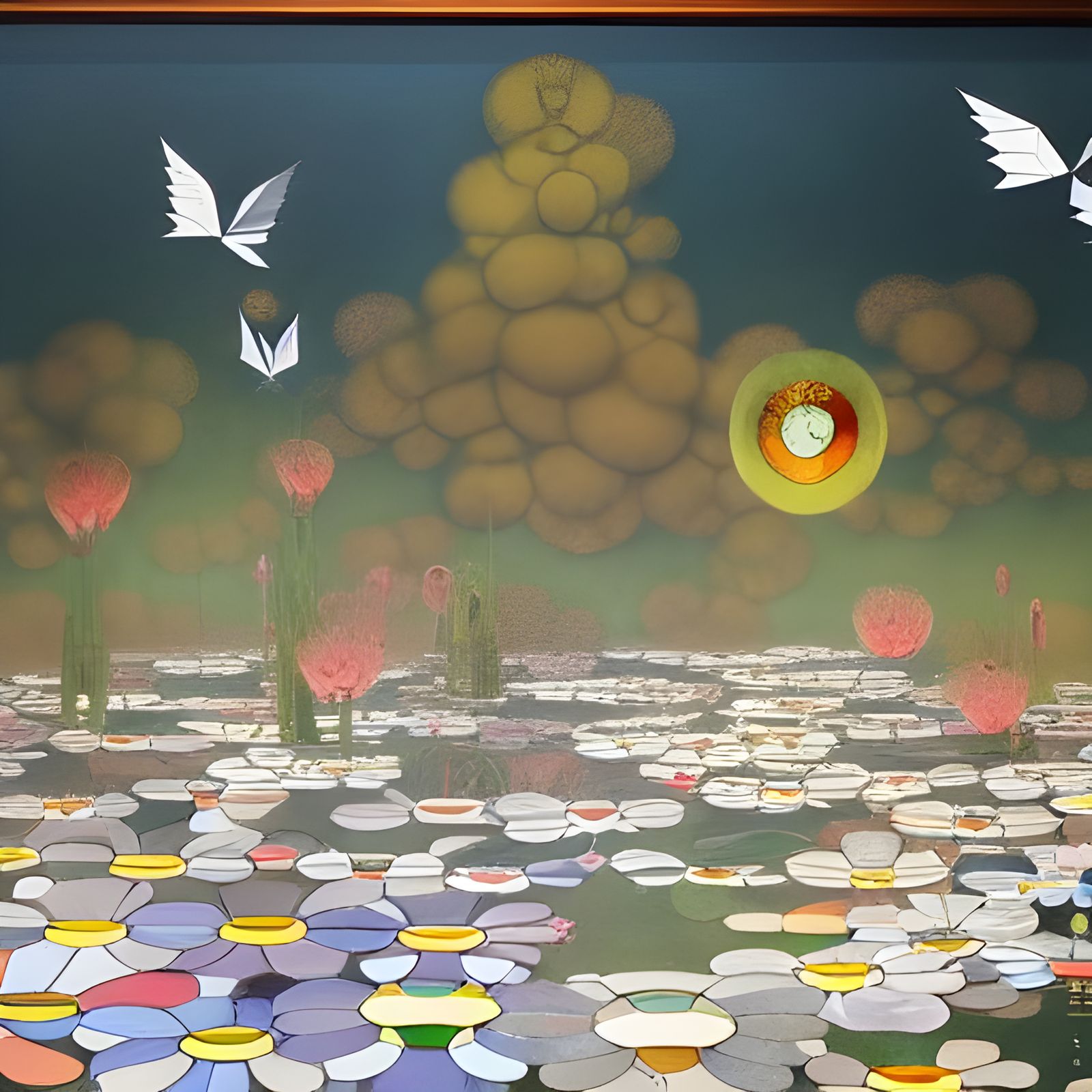 Surreal Paper Forest of Lost Dreams