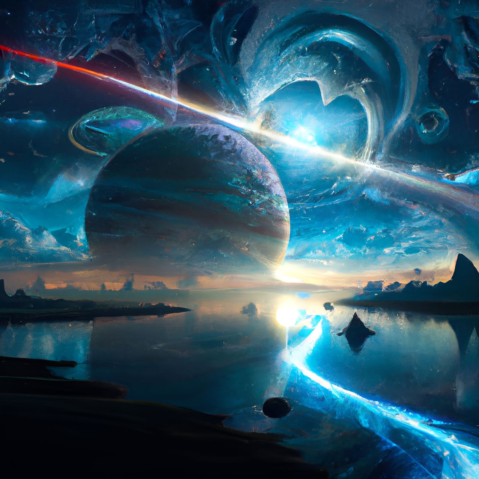 Magnificent Entangled Landscape in Hyperrealism