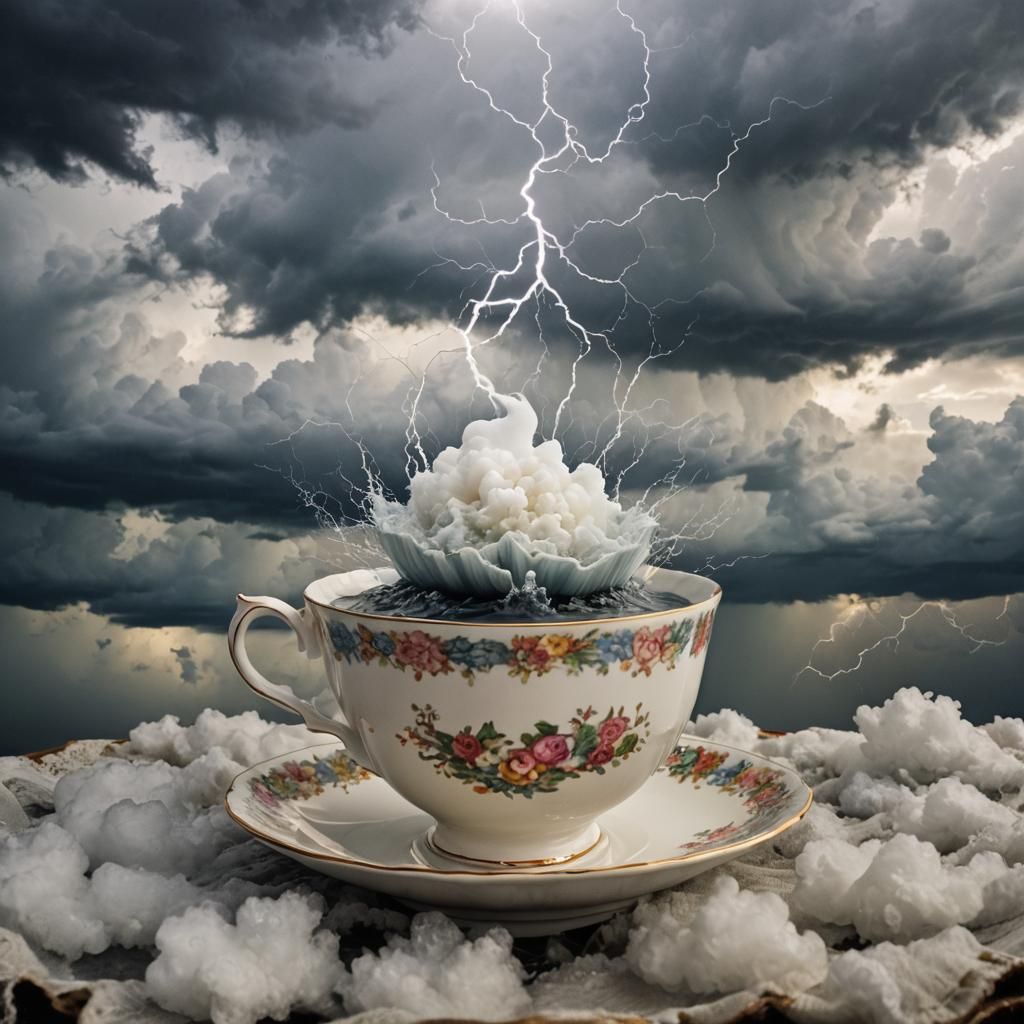 Storm in a Teacup: A Miniature Tempest