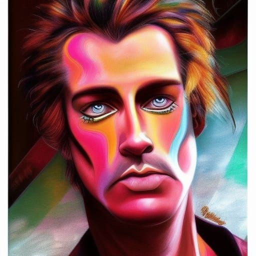 Elvis Presley in Surreal Photorealistic Style