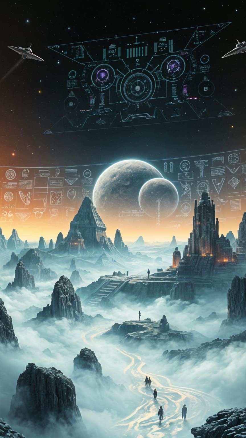 Ethereal Starlight on Celestial Screens