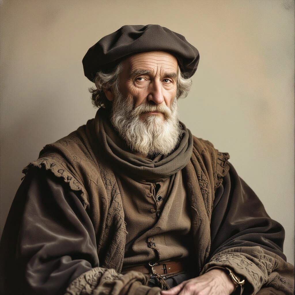 Historical Portrait in the Style of Da Vinci