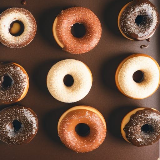 Delicious Chocolate Glazed Donuts, Professional Photography