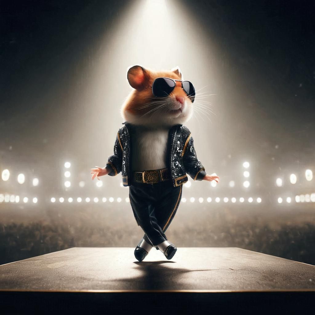 Hamster dances like Elvis Presley