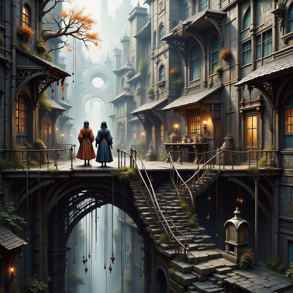 Platforms Connected by Steel Wires