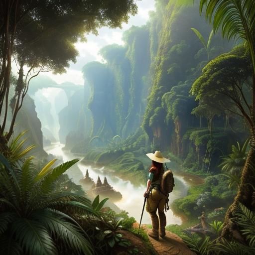 Dinotopia Valley Colonized by Civilized Dinosaurs