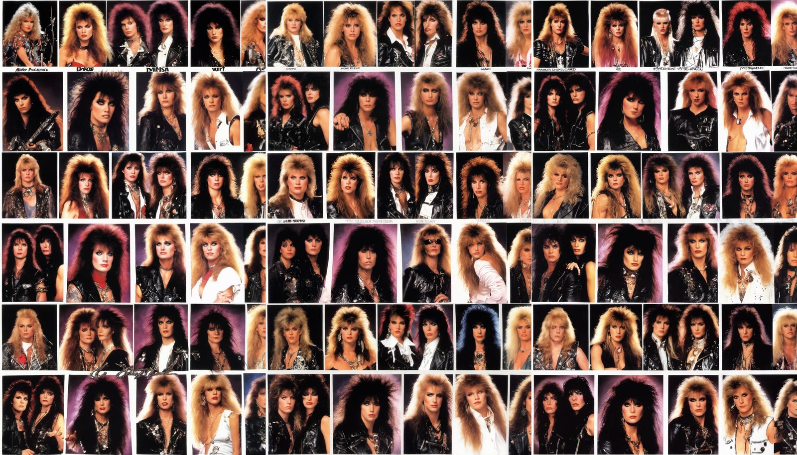 Terrible 1980s Female Hair Metal Album Cover