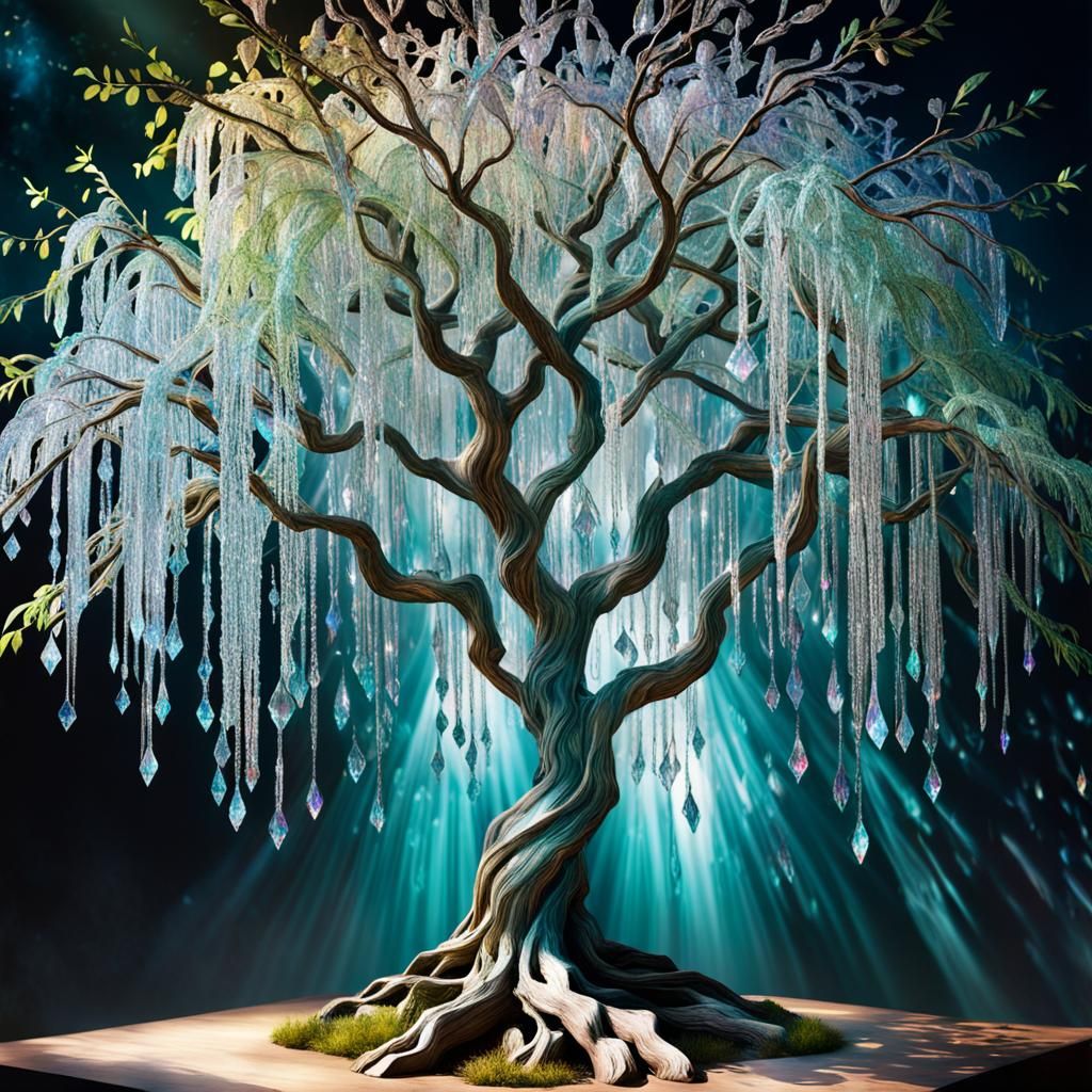 majestic crystal willow tree