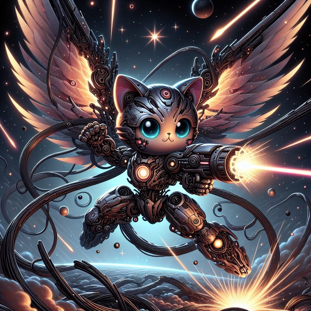 Cat mecha almighty