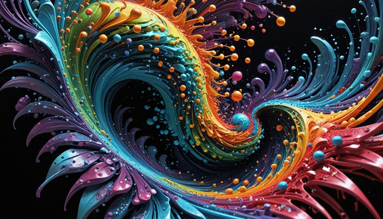 Optical Illusion in Impasto Graffiti Art