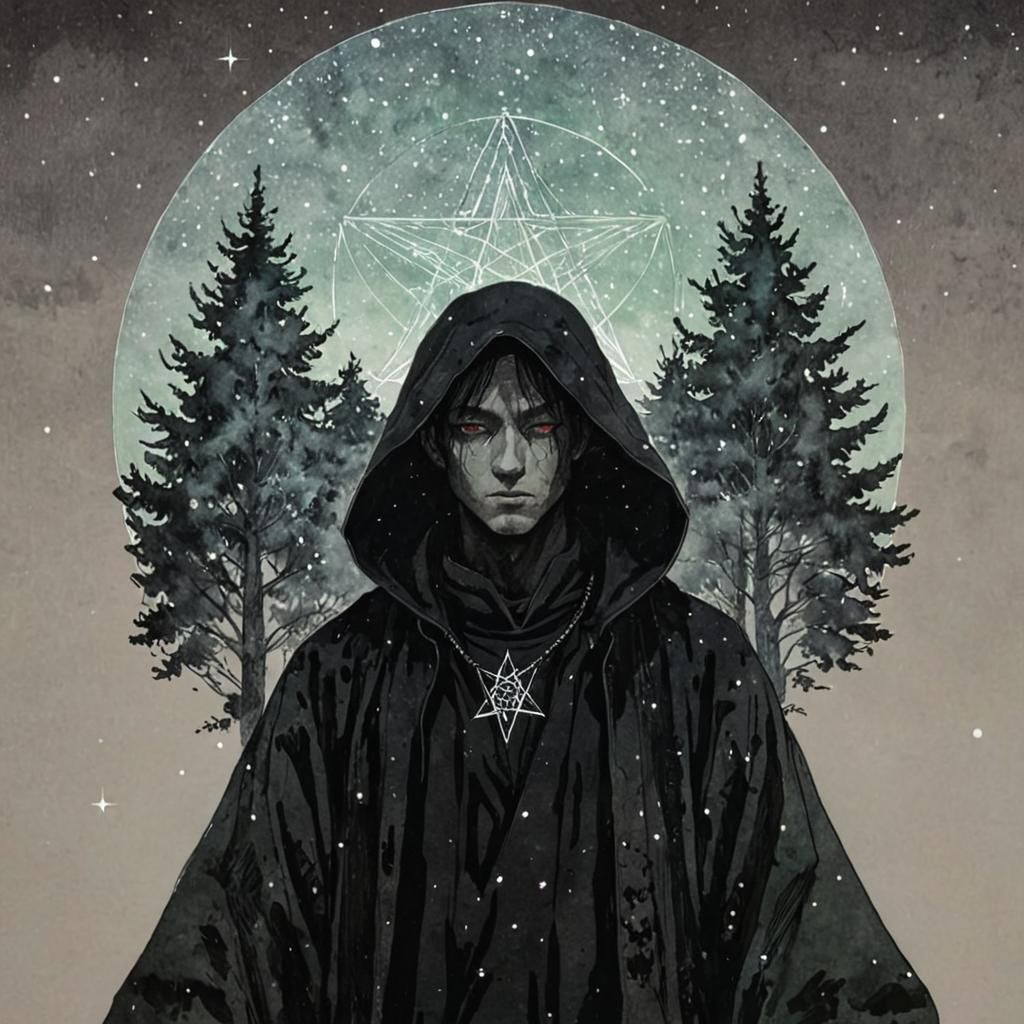 Diamonds in the trees, pentagrams in the night sky