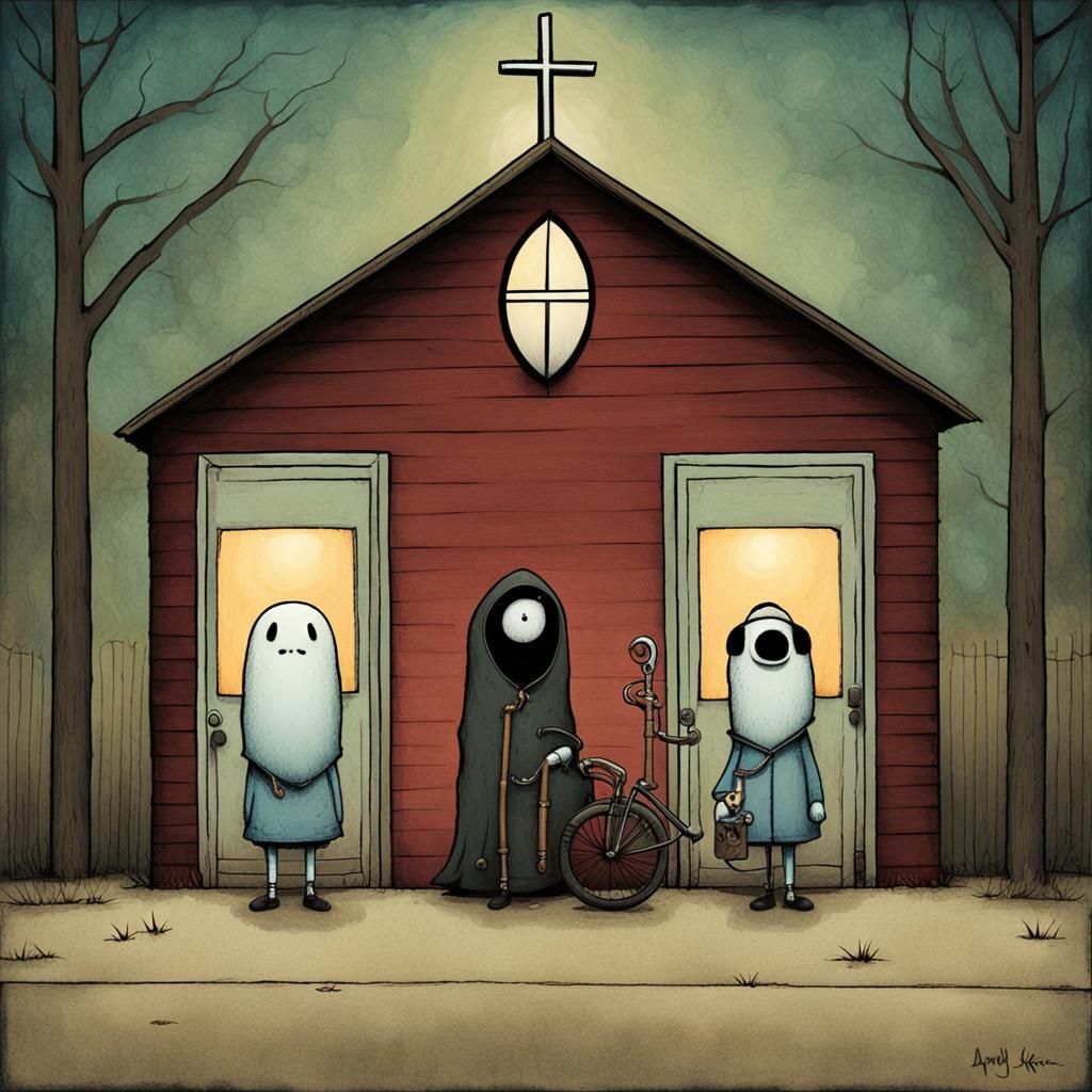 "Going to church doesn't make you a holy person any more tha...