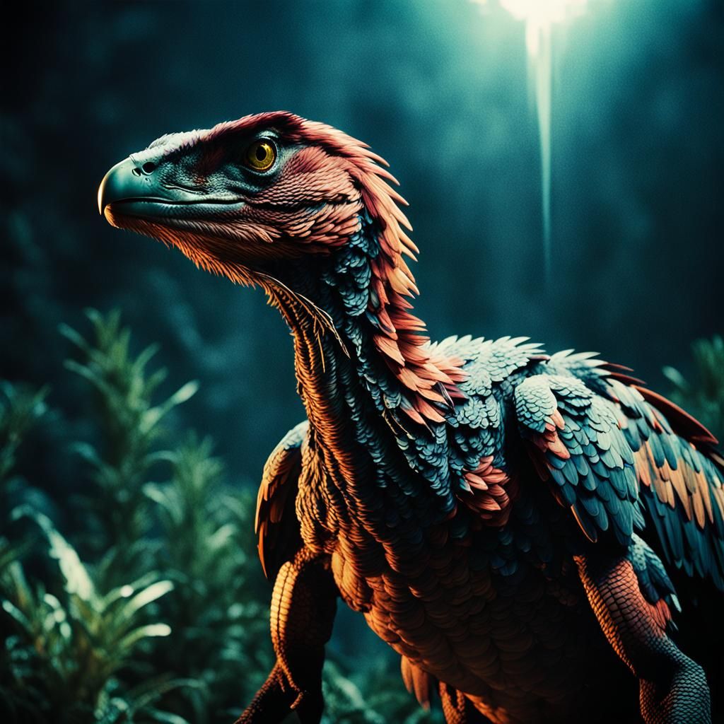 Dramatic Phoenix Rebirth: Cinematic Film Still