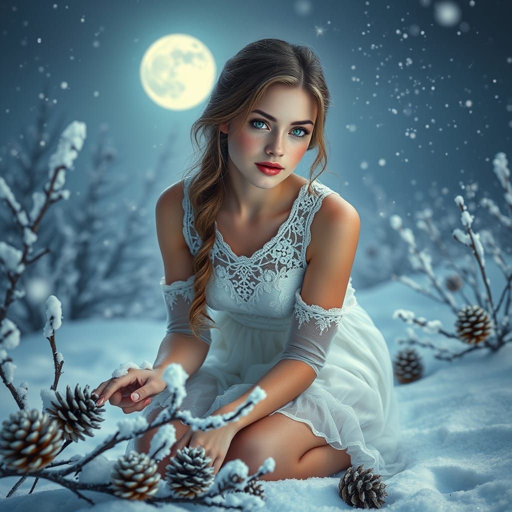 Winter Wonder in a Dreamy Landscape