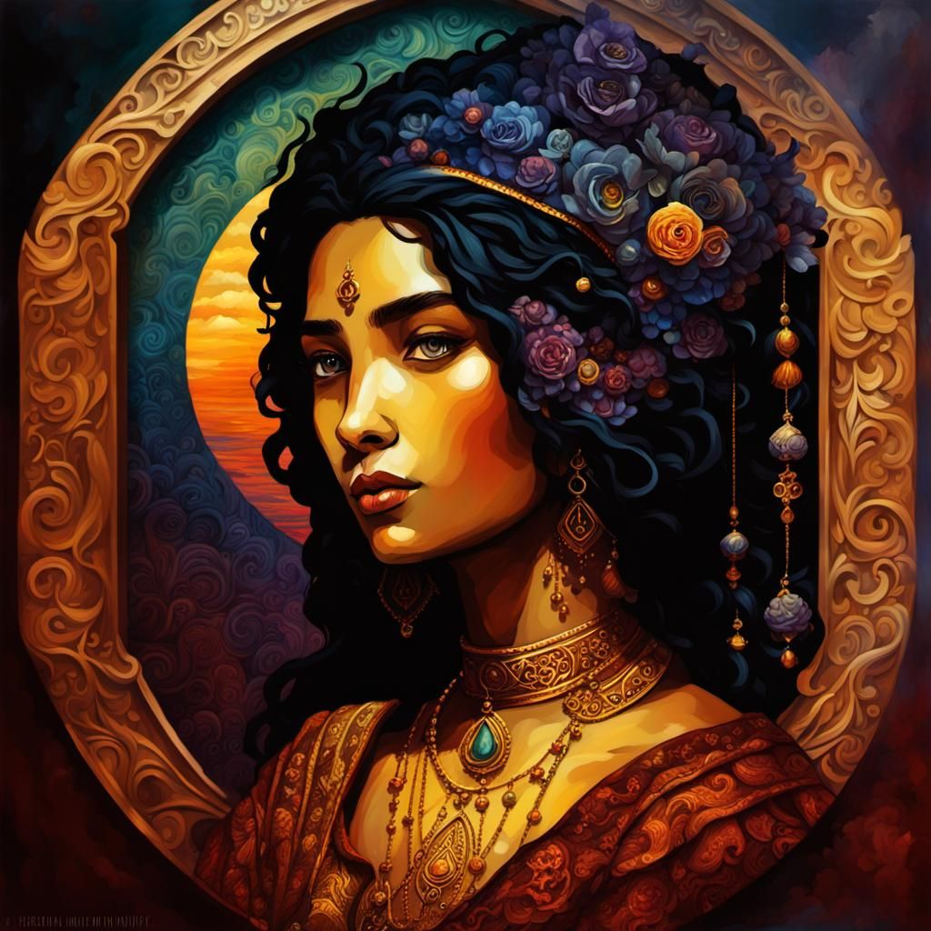 An amazing east Indian Goddess