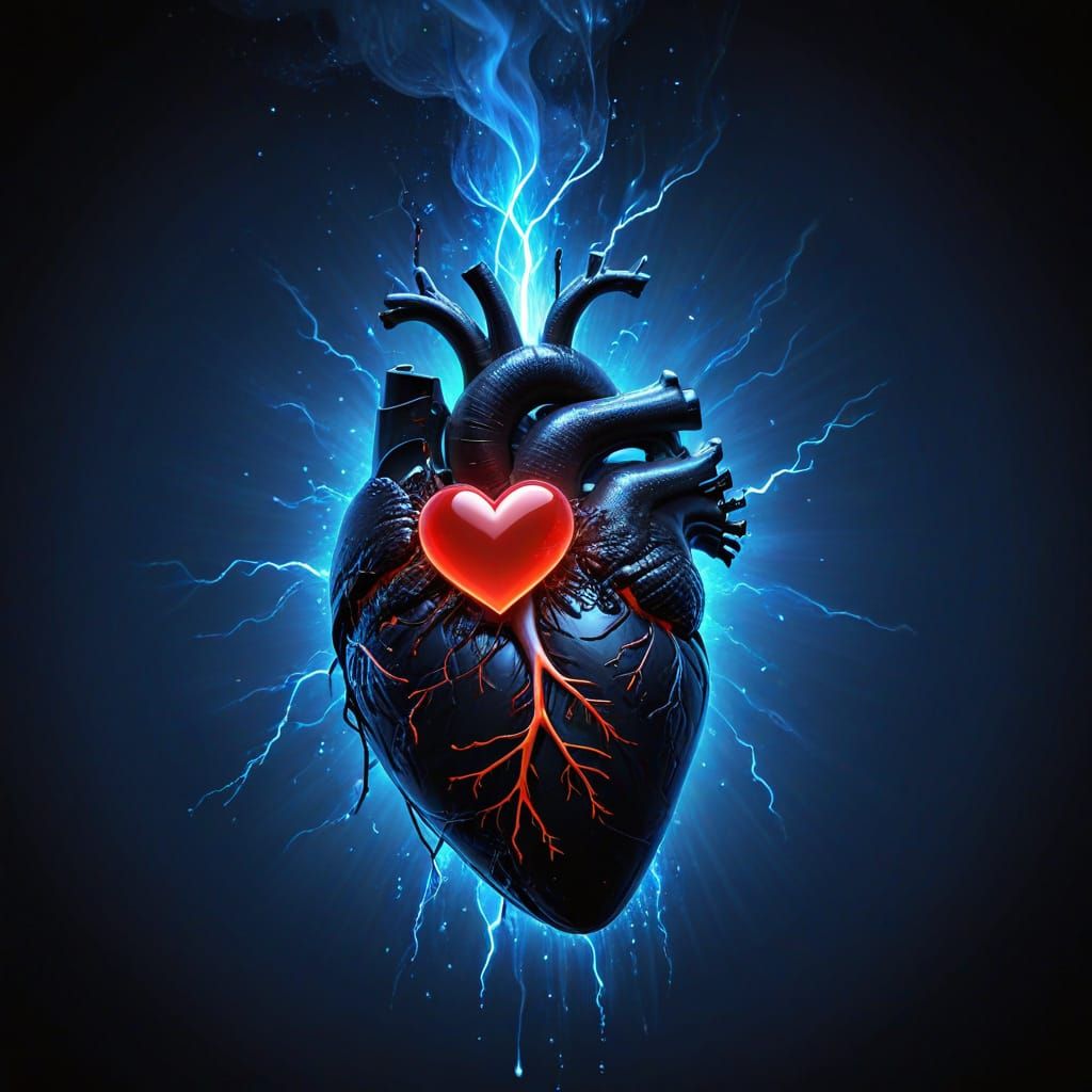 Stylized Heart and Soul Conceptual Image
