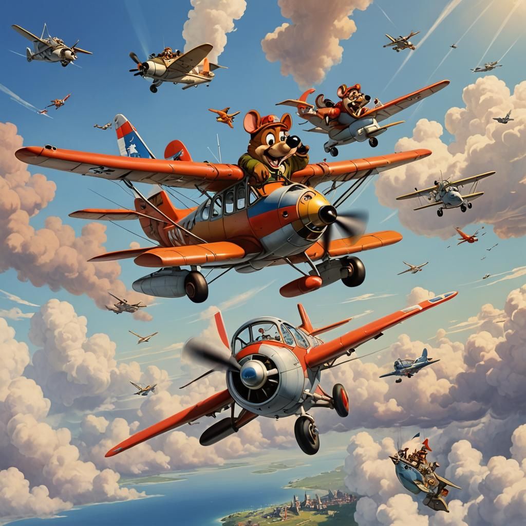 Talespin and Porco Rosso: A Flying Adventure