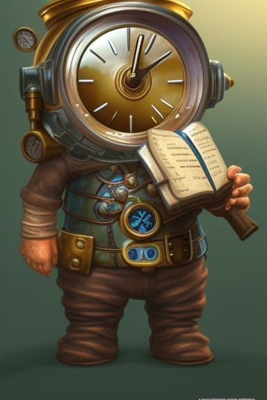 Gnome's Steampunk Time Machine Adventure